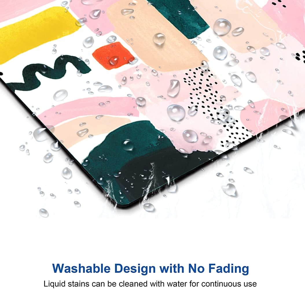 Mouse Pad, Abstract Graphic Design Mouse Pad, Washable Square Cloth Mousepad for Office Laptop, Non-Slip Rubber Computer Mouse Pads for Wireless Mouse, Cute Mouse Pads for Desk
