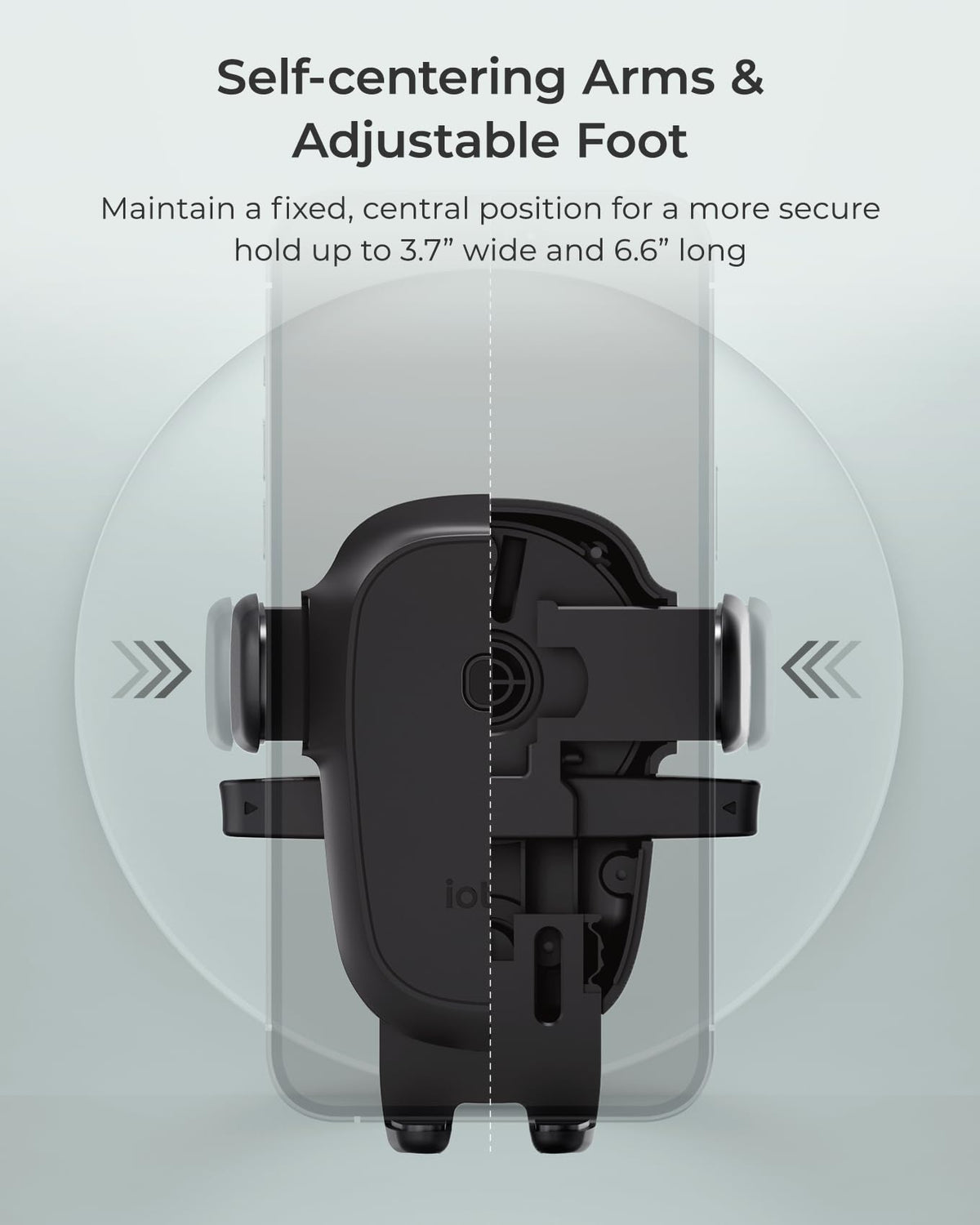 iOttie Easy One Touch Wireless 3 Air Vent Car Mount, Qi Fast Charging Phone Holder, One-Handed Auto Clamp, Secure Vent Clip, Adjustable Viewing