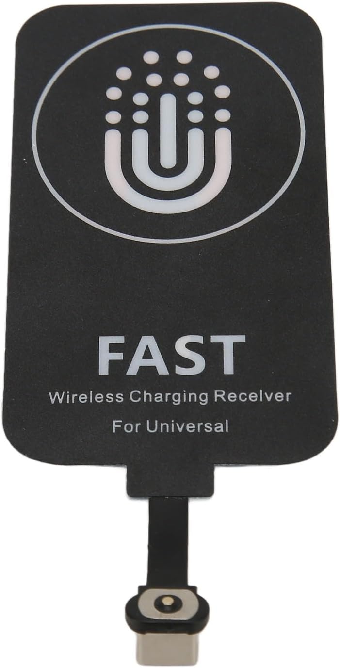 Type C Charging Receiver - 5V 2A Magnetic Suction Thin Qi Charging Module for Type C Phones