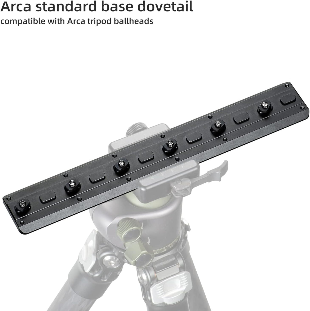 FANAUE Mlok Arca Rail Tripod Mount Adapter, Compatible with Arca-Swiss/RRS Dovetail Tripod Ballhead