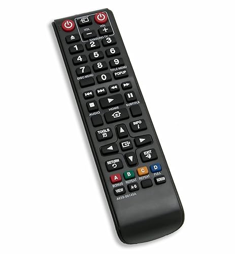 Replacement Remote Controller fit for BD-H5900 BD-JM57C BD-E6100 Samsung Blu-ray Disc Player