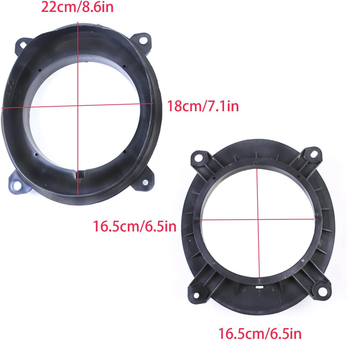 Speaker Adapter Spacer Bracket Rings for Toyota Camry 2018-2023, Install Aftermarket Car Speaker for Lexus ES