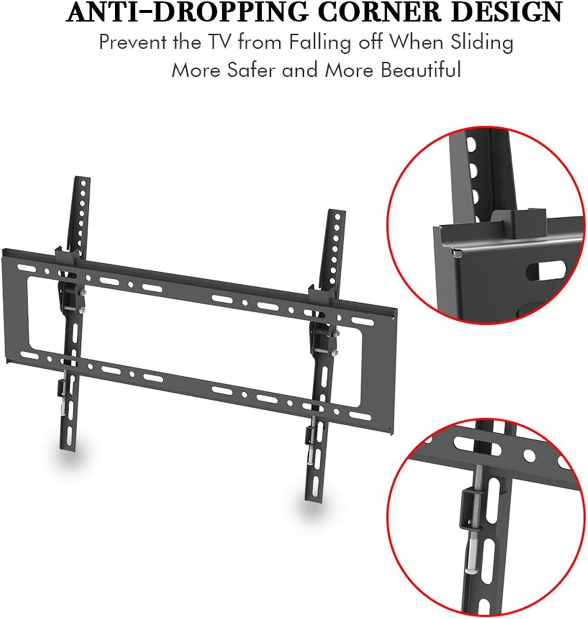 Generic 32-70" Wall Mount Bracket TV Stand with Spirit Level
