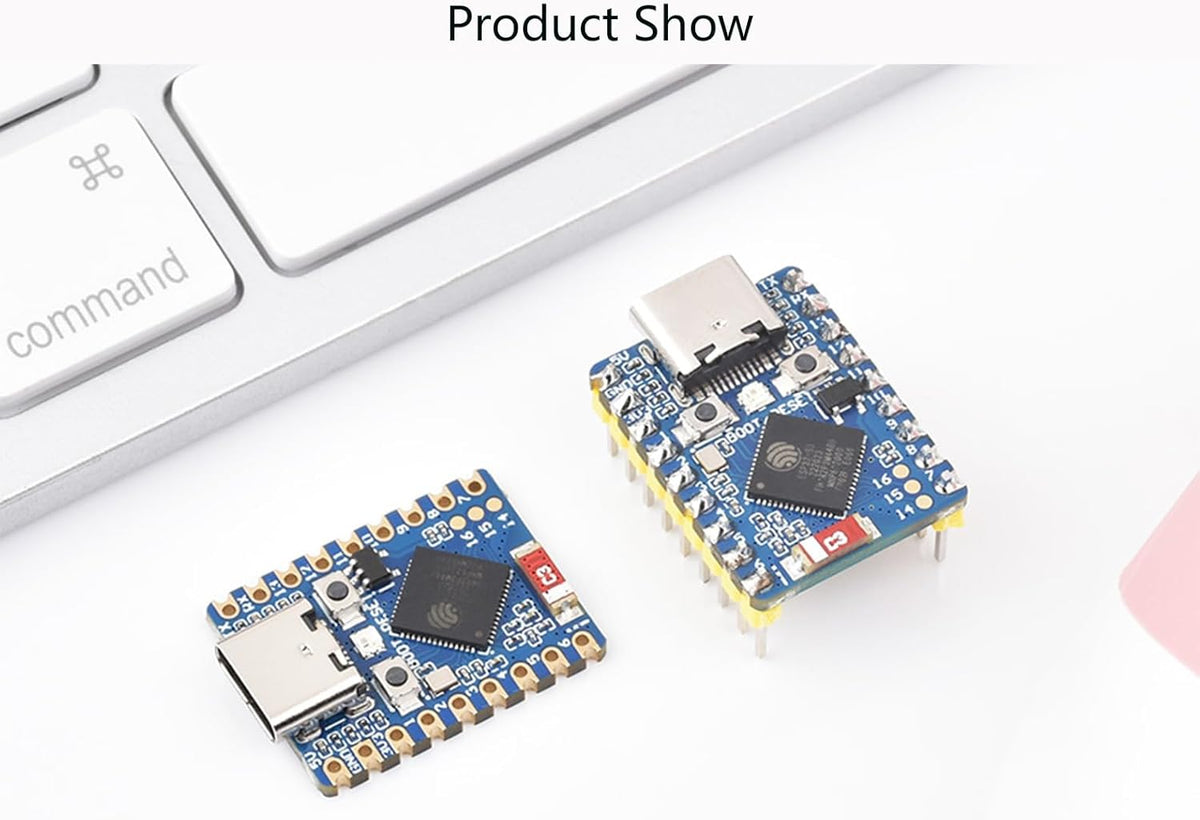 ESP32-S3 Mini Development Board - Dual-Core Processor, 240MHz, 2.4GHz Wi-Fi & Bluetooth 5, 4MB Flash Memory