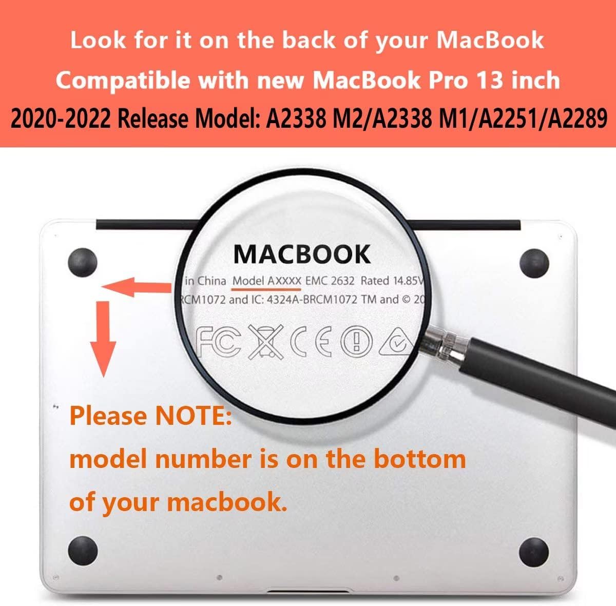 CISSOOK Wave Case for MacBook Pro 13 inch Case 2025-2020 Release, Ocean Hard Shell Cover for MacBook Pro 13 with Touch Bar M2 Chip A2338 M1 A2251 A2289 with Keyboard Cover +Screen Protector