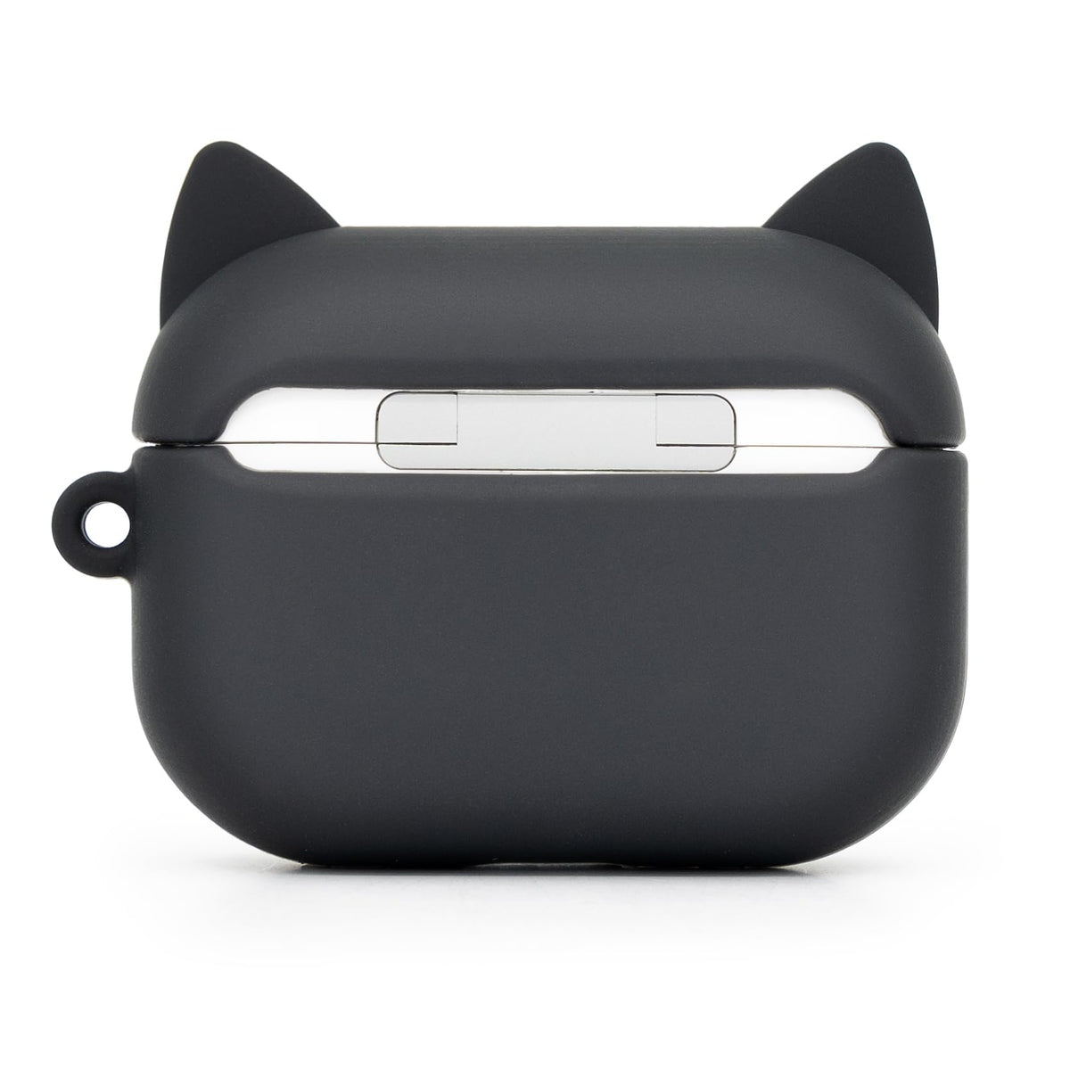 YONOCOSTA Cute Airpods Pro Case, Black Whisker Cat Kitty Airpods Pro 2 Case, Funny 3D Cartoon Animals Shockproof Soft Silicone Charging Cover