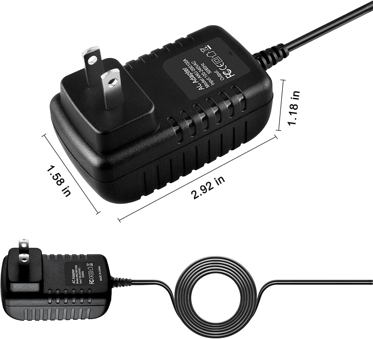 GUY-TECH VL-A10 VL-A10U AC/DC Adapter Compatible with Sharp Viewcam LCD Camcorder Battery Charger