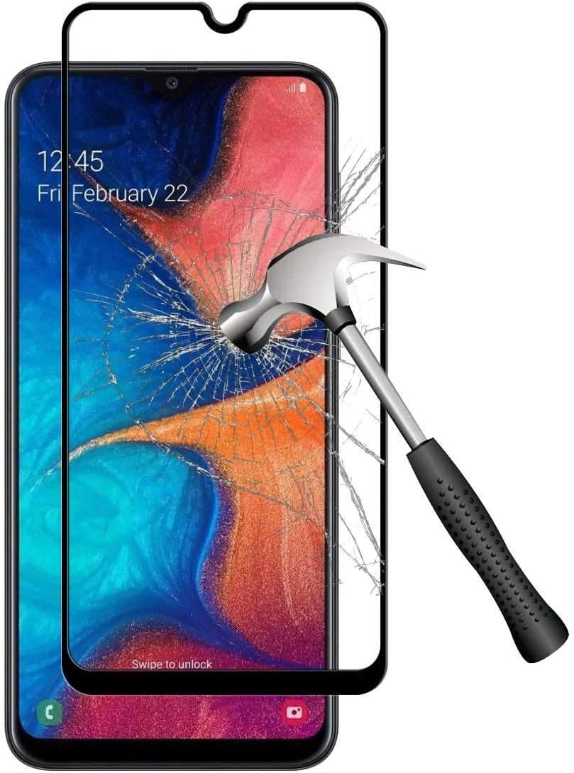 [2-Pack] Compatible for Samsung Galaxy A20, Full Coverage Tempered Glass Screen Protector, Anti-Scratch