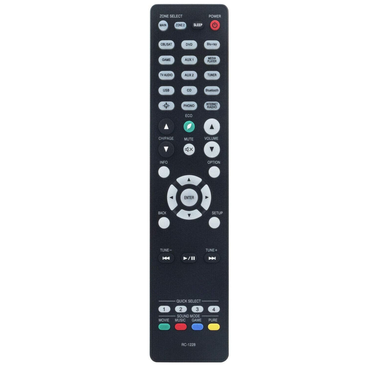 Replacement Remote Control Controller for Denon AVR-S760H 7.2-Channel 8K Video Ultra HD Home Theater AV Receiver