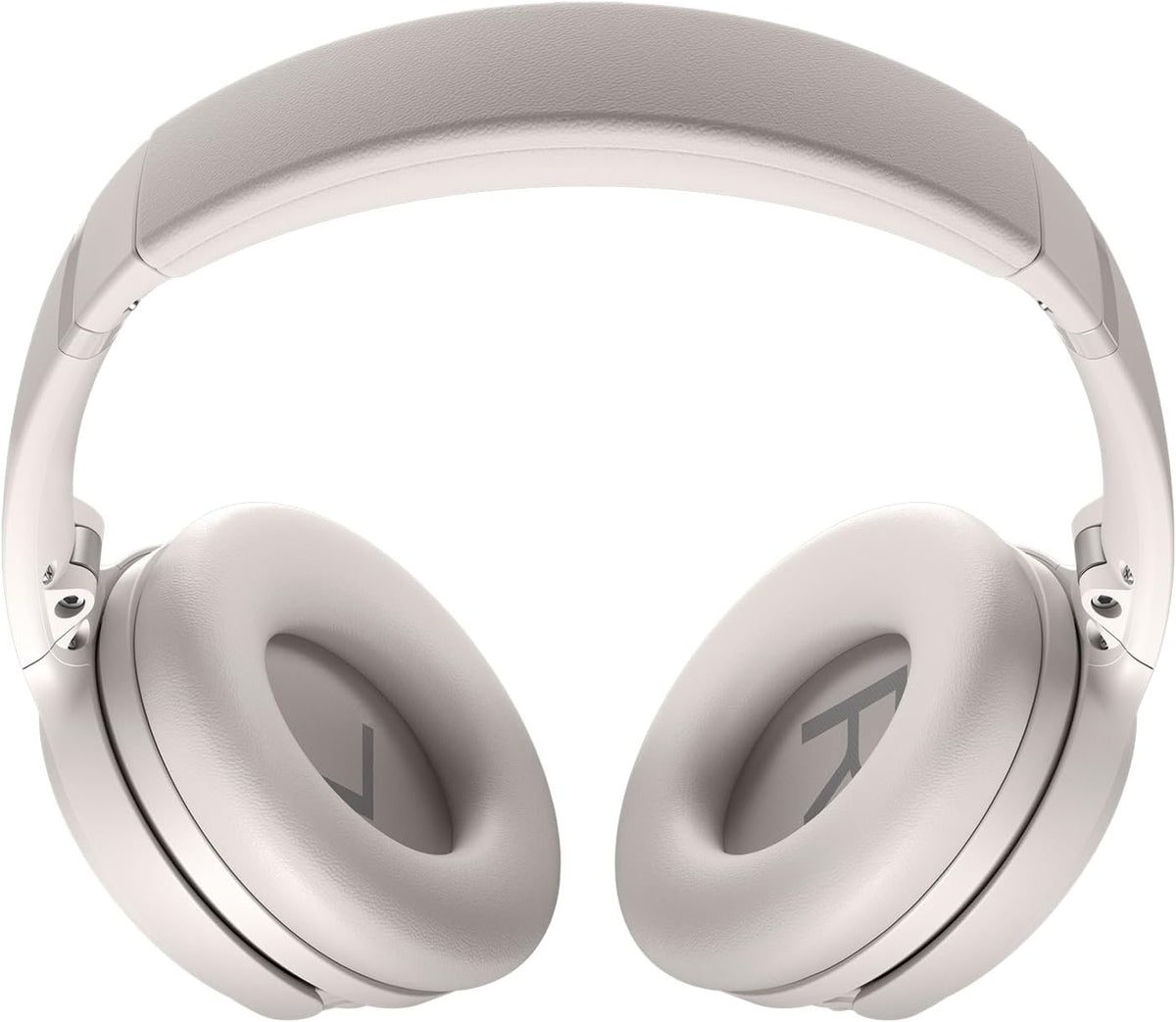 Bose QuietComfort Bluetooth Headphones, Wireless Headphones with Active Over Ear Noise Cancelling and Mic, Deep Bass, Up to 24 Hours of Playtime, White Smoke