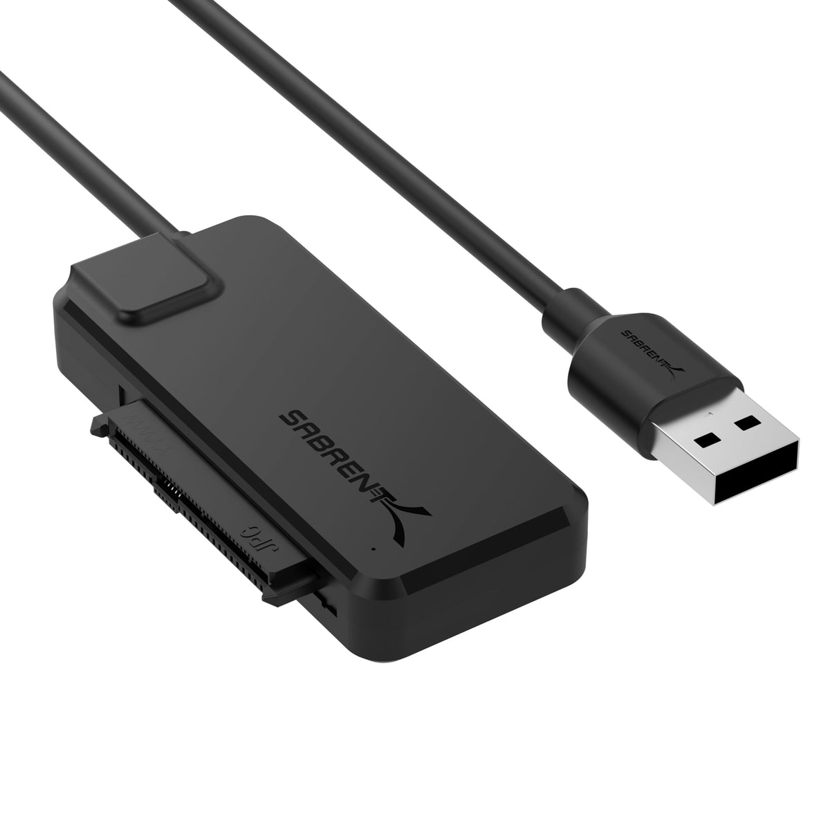 Sabrent Usb 3.2 Type A To Sata/U.2 Ssd Adapter Cable With 12V/2A Power Supply [Ec-U2Sa]