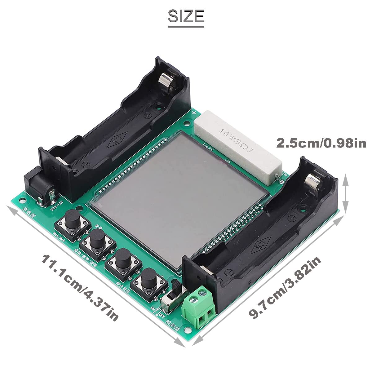 18650 Lithium Battery Capacity Tester, XH M239 Module, High Accuracy MAh MWh Digital Measurement