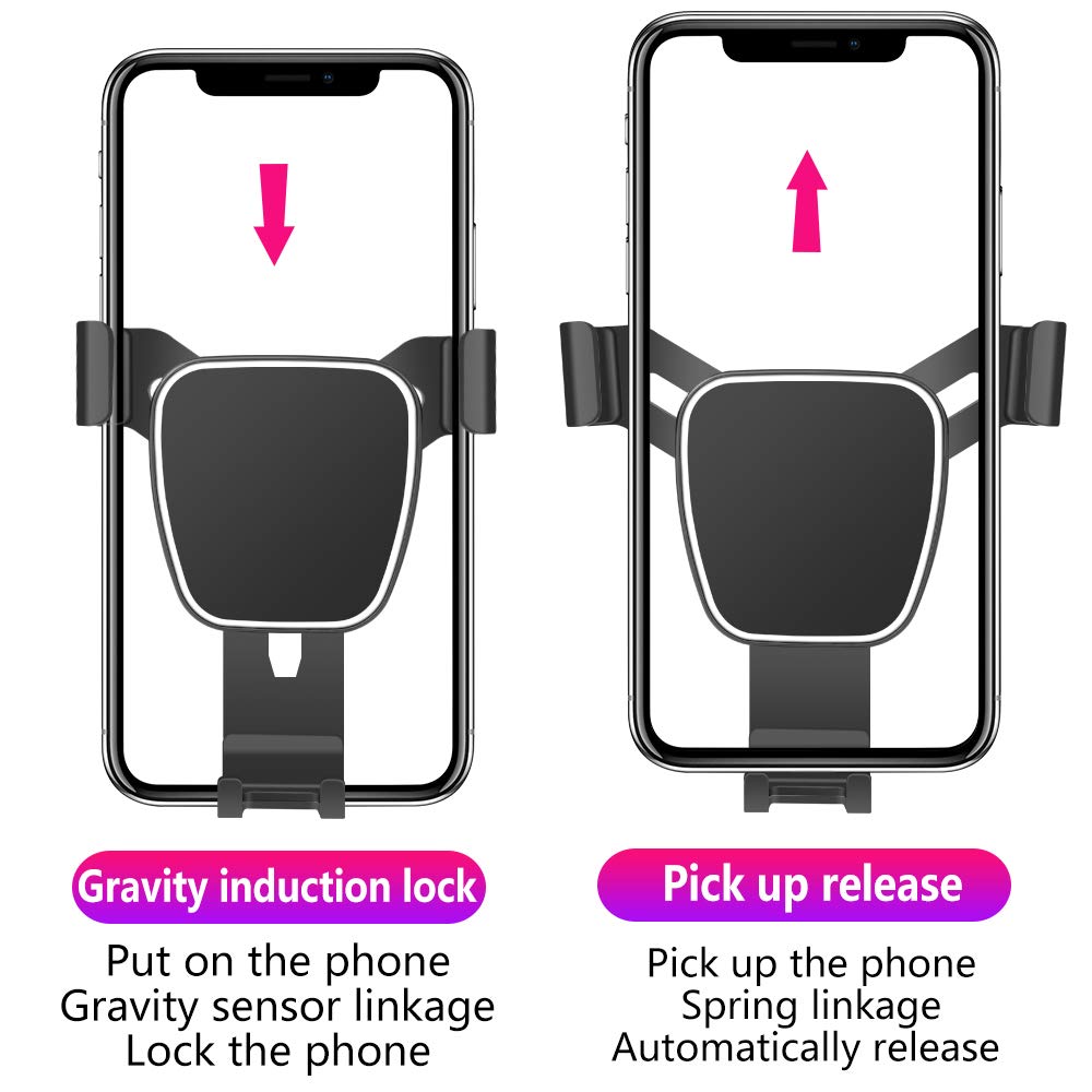 LUNQIN Car Phone Holder for Mercedes Benz GLE Class 2016-2019 ?GLS Class 2017-2019 Auto Accessories Navigation Bracket Interior Decoration Mobile Cell