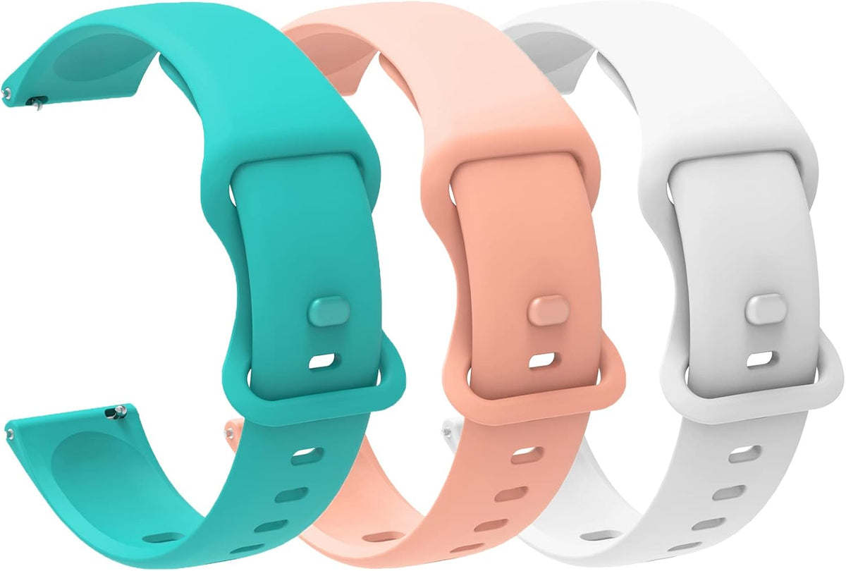 SKG V7 Pro Band Compatible, Lamshaw Soft Silicone Sport Replacement Straps for SKG V7 Pro/ID208BT 1.7" Smart Watch