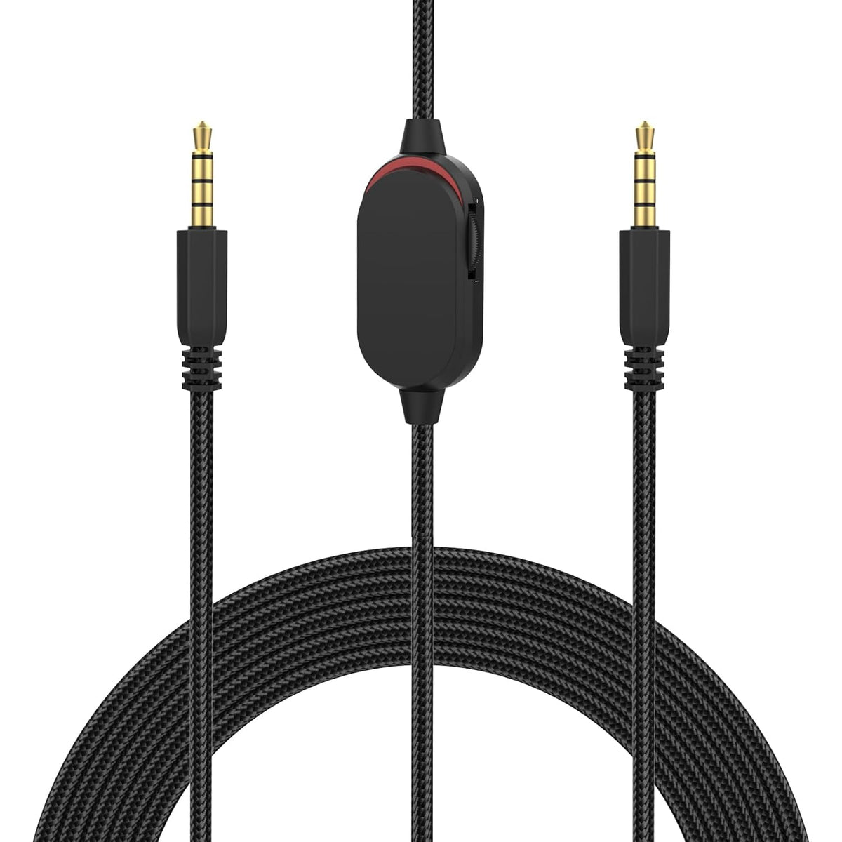 AW920H Gaming Headset Cable, Audio Aux Cable with Inline Mute Switch & Volume Controller for Alienware Headsets, 5.5ft