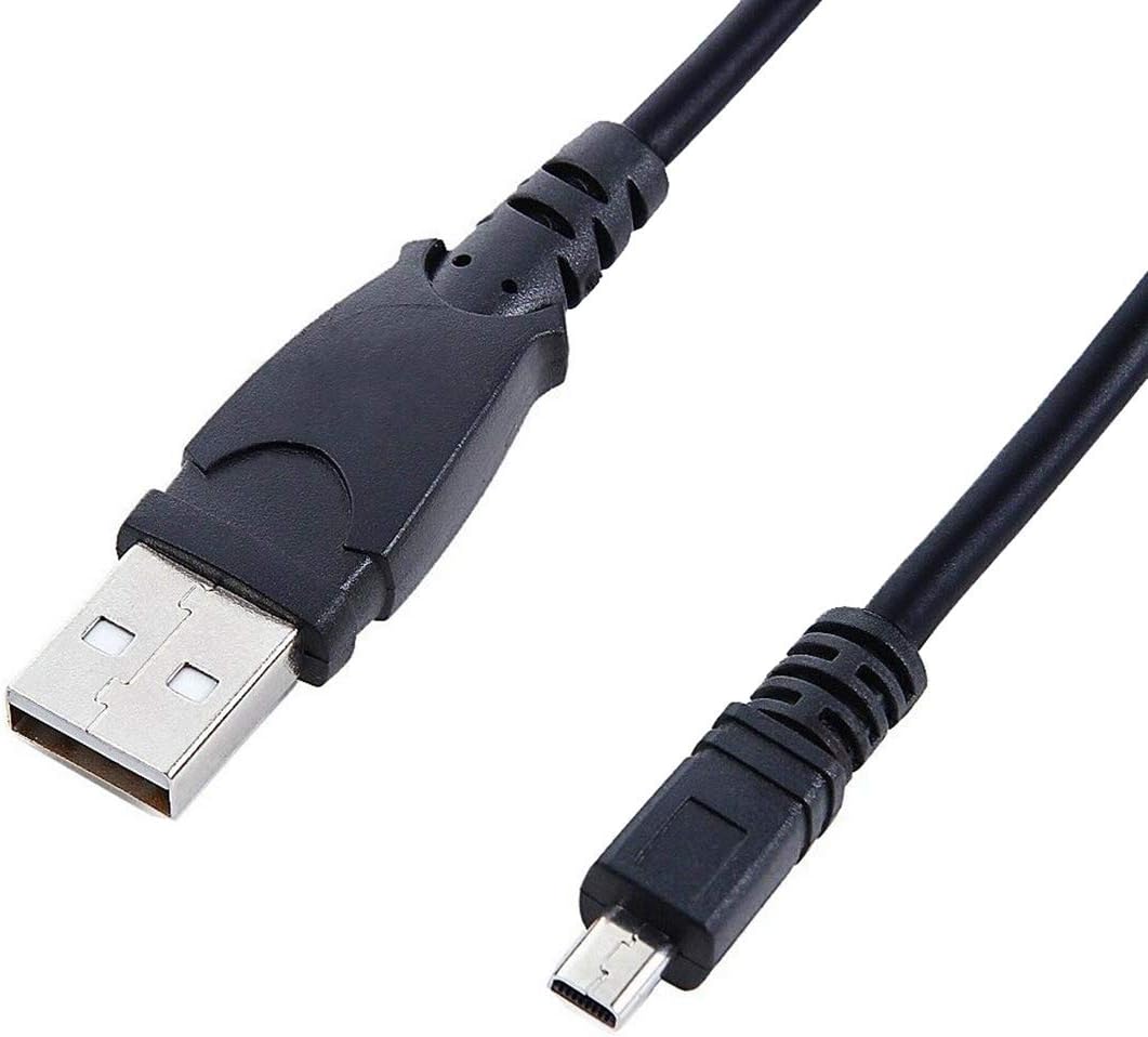 UC-E6 UC-E16 Replacement Cable, 2 in 1 USB PC Battery Charger Data Cable for Nikon Coolpix S70 S3600, 5 FT Extra Long