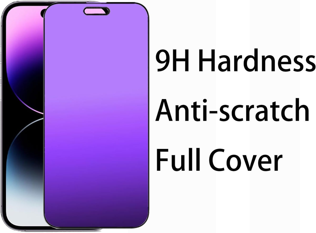 2 PCS Anti-Spy Tempered Glass for iPhone 14 Pro Max - Matte Anti-Glare, Full Coverage, 6.7" Anti-Scratch Protector.