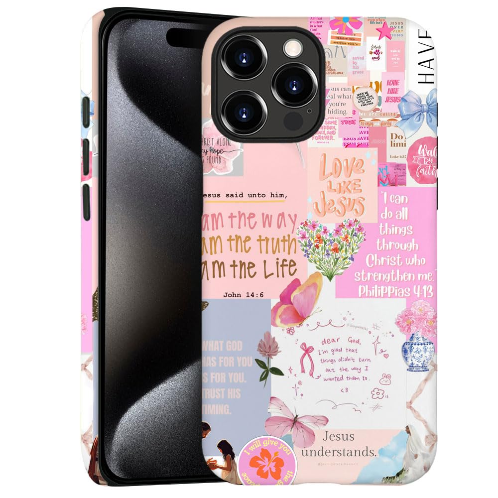 Case For Iphone 12 Pro Max - Slim Fit Anti-Scratch Phone Case For Girl Women - Christian Collage Jesus (Frosted)