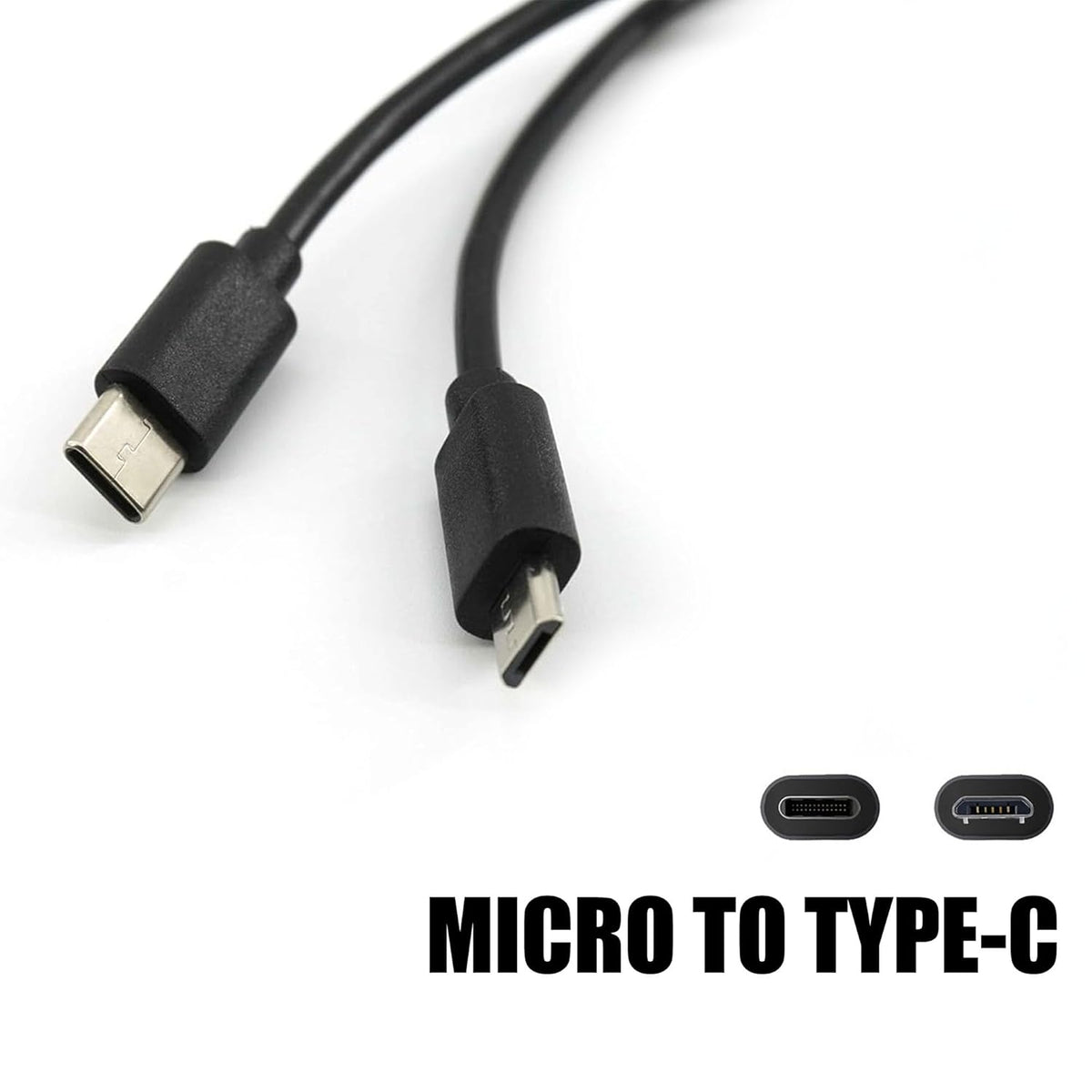 HSEUOPV (5 Replacement USB C to Micro USB Data Transmission Cable, Compatible with Kindle, Camera DJIGPS Game