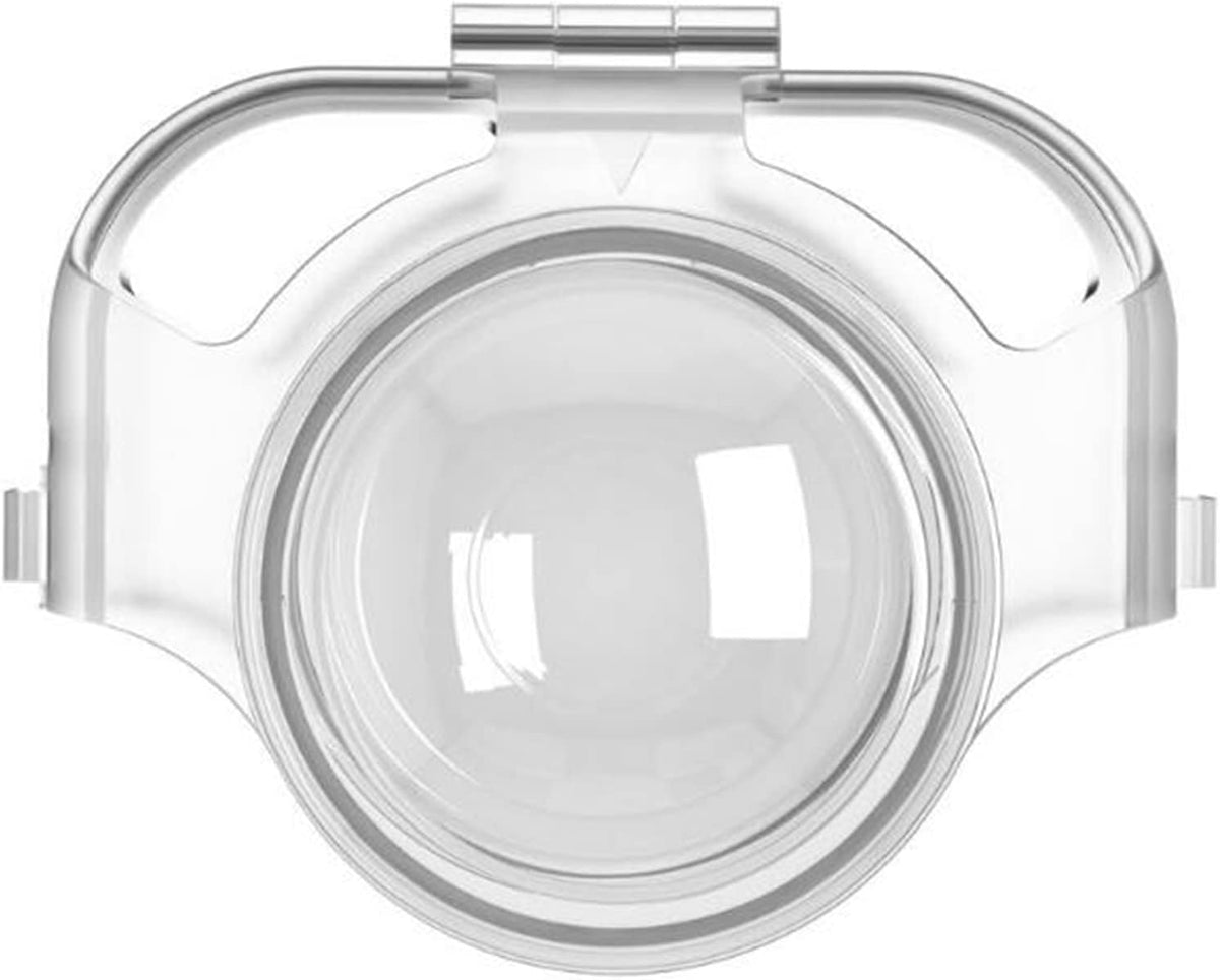 LICHIFIT Transparent Lens Cover Detachable Camera Lens Protector Case for Insta360 X3 Panoramic Camera