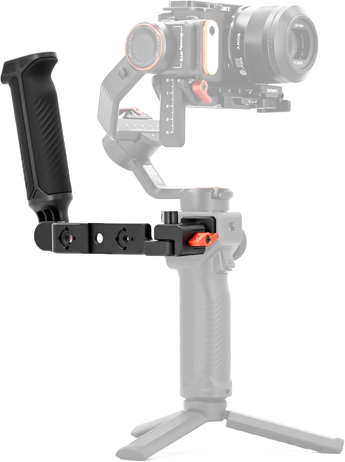 hohem Adjustable Sling Handgrip Gimbal Sling Handle for iSteady M7/iSteady M6/iSteady MT2, Ergonomic Grip for Low Angle Shots, L-Shaped Lever, BH-01