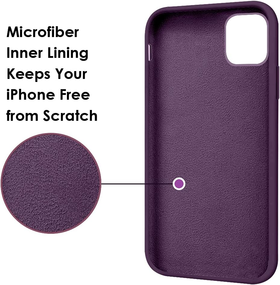 MOCCA iPhone 12 Pro Max Case 6.7 inch, Grape | Anti-Scratch Shockproof Protective Case with Ring Kickstand