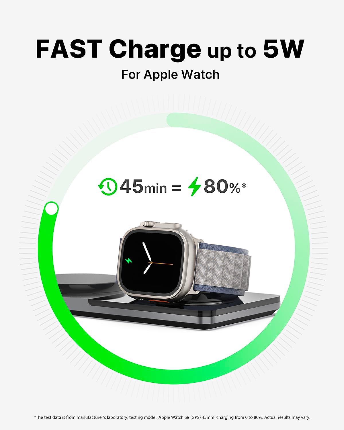 3 in 1 Wireless Charging Station for Apple Device: Fast Charging Station for iPhone and Watch with MagSafe, Foldable Charger Stand for iPhone 12-16 & iPhone 16 & iWatch & AirPods
