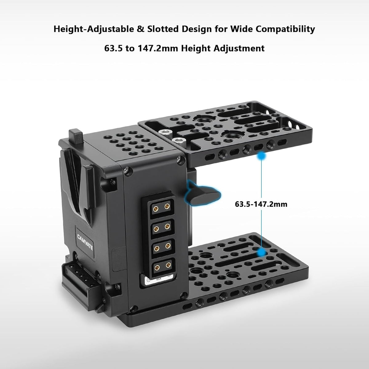 CAMVATE Height-Adjustable Camera Cage Expansion Module-3772