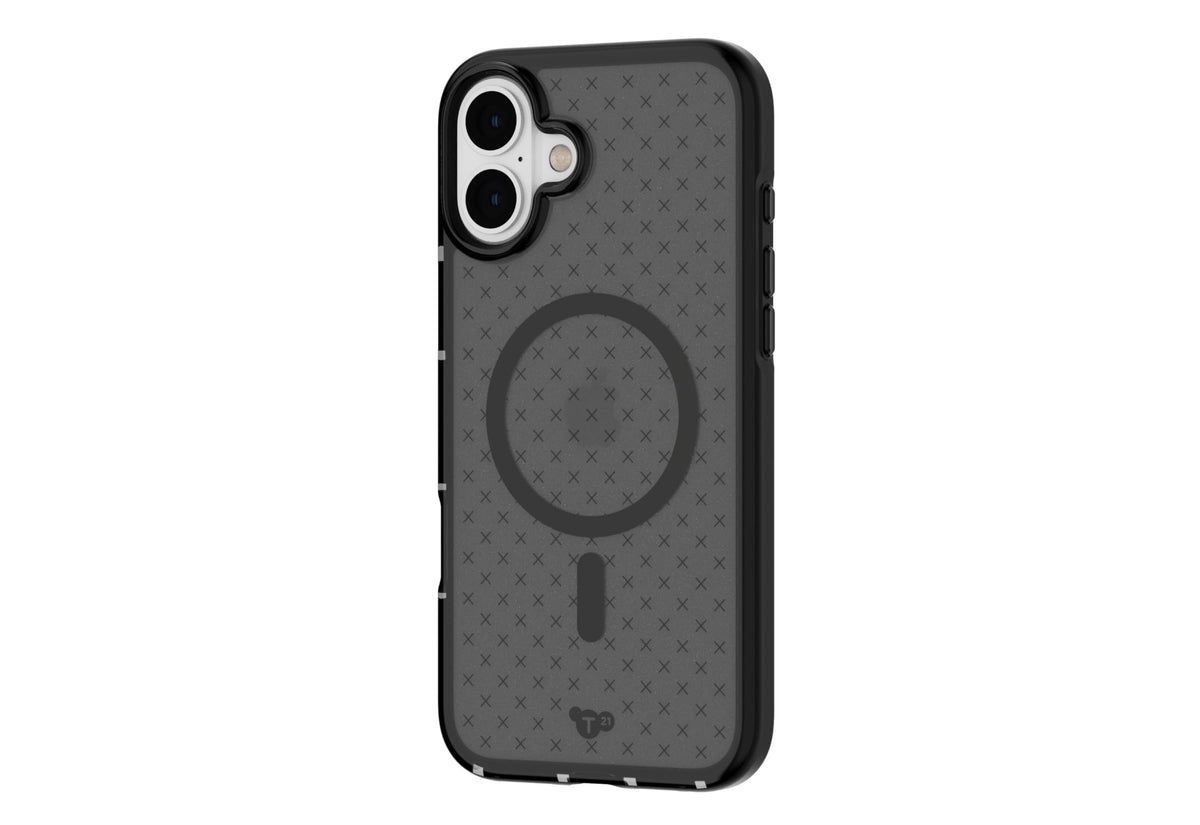 Tech21 Evocheck For Iphone 16 Plus - Compatible With Magsafe - Impact Protection Case - In Smokey