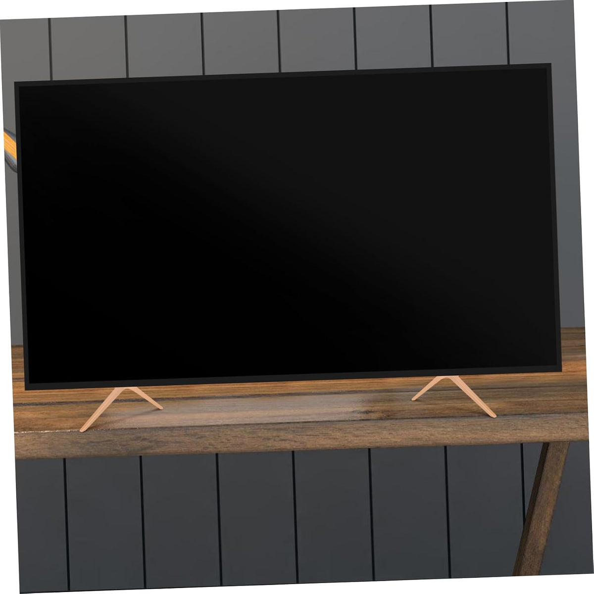 IMIKEYA 1pair Tabletop Tv Stand Mounting Brackets for Small Spaces Elegant Design for LCD Led Flat Screen Tvs Sturdy