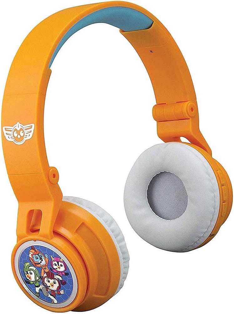 Top Wing Kids Bluetooth Headphones, Wireless Rechargeable Foldable Headphones with Microphone, Kid Friendly Sound