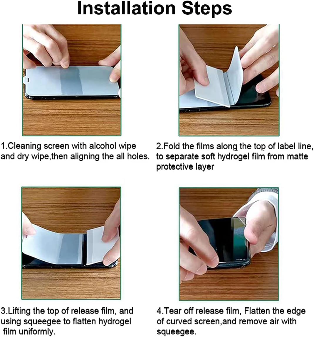 2 Pack Upgraded Hydrogel Screen Protector for Samsung Galaxy S20 Fe 5G / S20 Fe, Flexible TPU & Case Friendly Film