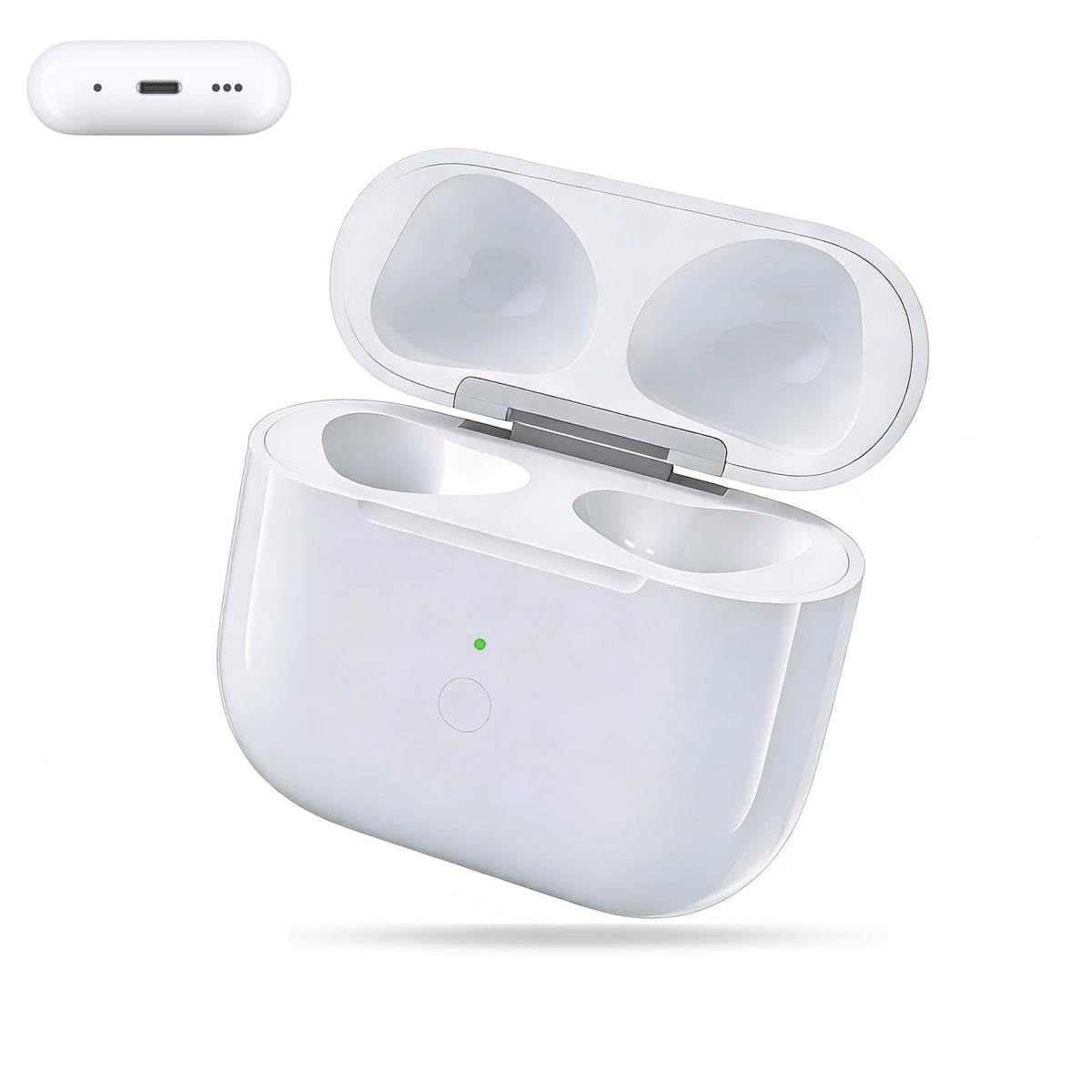 Replacement Charging Case for AirPods 3rd Generation, Only Compatible with AirPod 3rd Gen Charging Case (Not Pro 3), with Pairing Sync Button, No