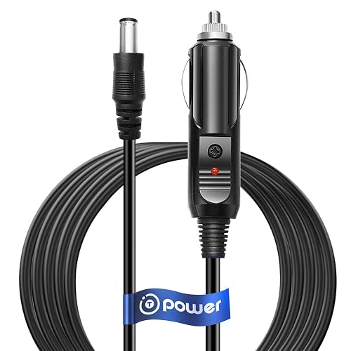T POWER Car Charger for Car Charger for Cyclops C18MIL Thor X Colossus 18 Million Candle Power Rechargable Halogen Spotlight Adapter Power Supply
