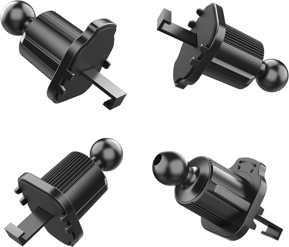 Gryshanyun Black Universal Car Air Vent Phone Mount, 17mm Ball Joint Clip Holder, Most Car Bracket Universal Air Vent Clip for Phone Cellphone Holder