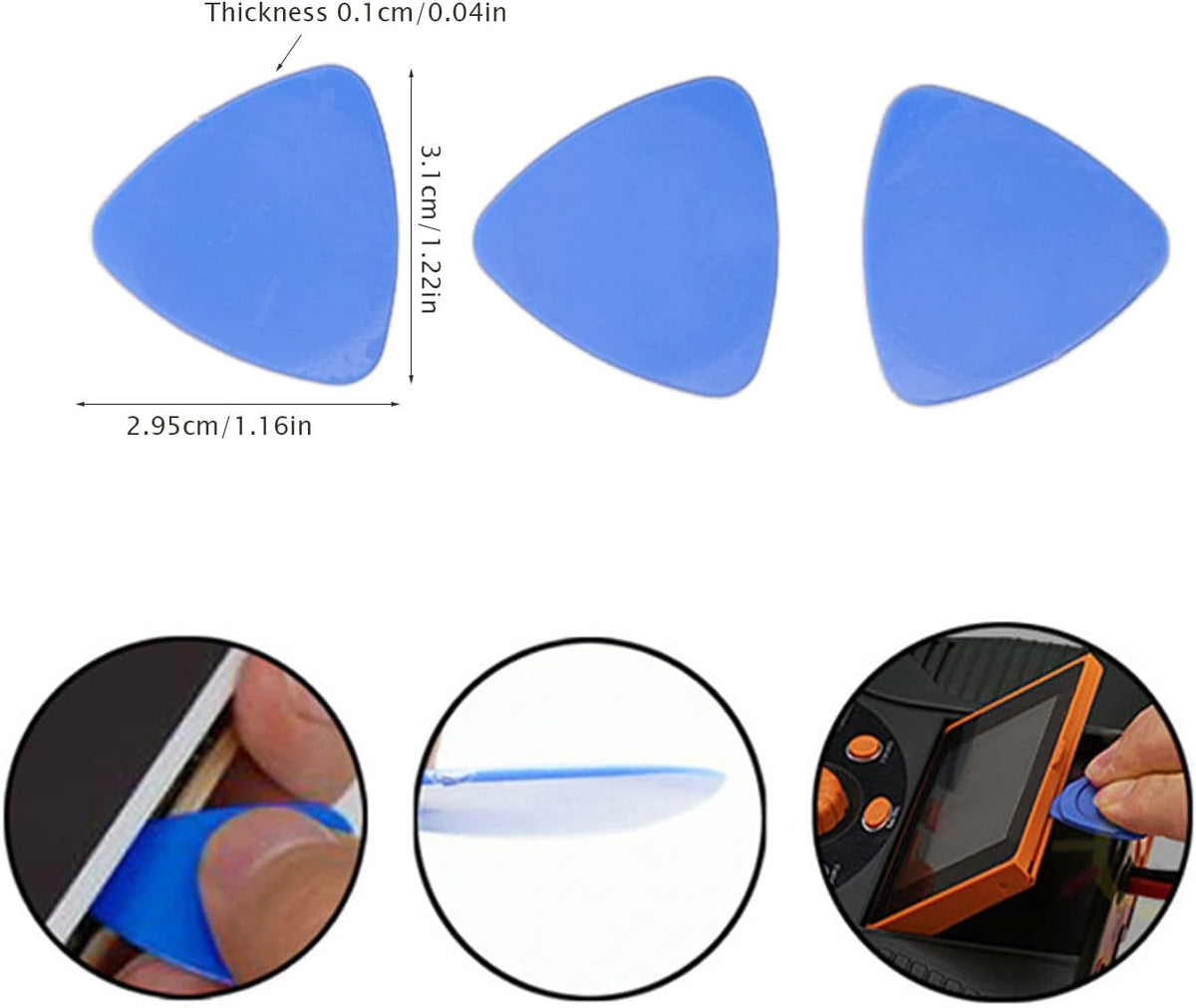 Fafeicy 12 in 1 Electronics Repair Tool Kit, Triangular Opening Tool, Pry Tool Repair Kit for Tablet, MacBook, PC,