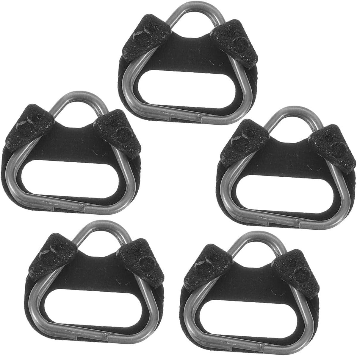 5pcs Zerodeko Camera Strap Triangle Split Rings Connectors Quick Release Lug Rings for Dslr Mirrorless Cameras