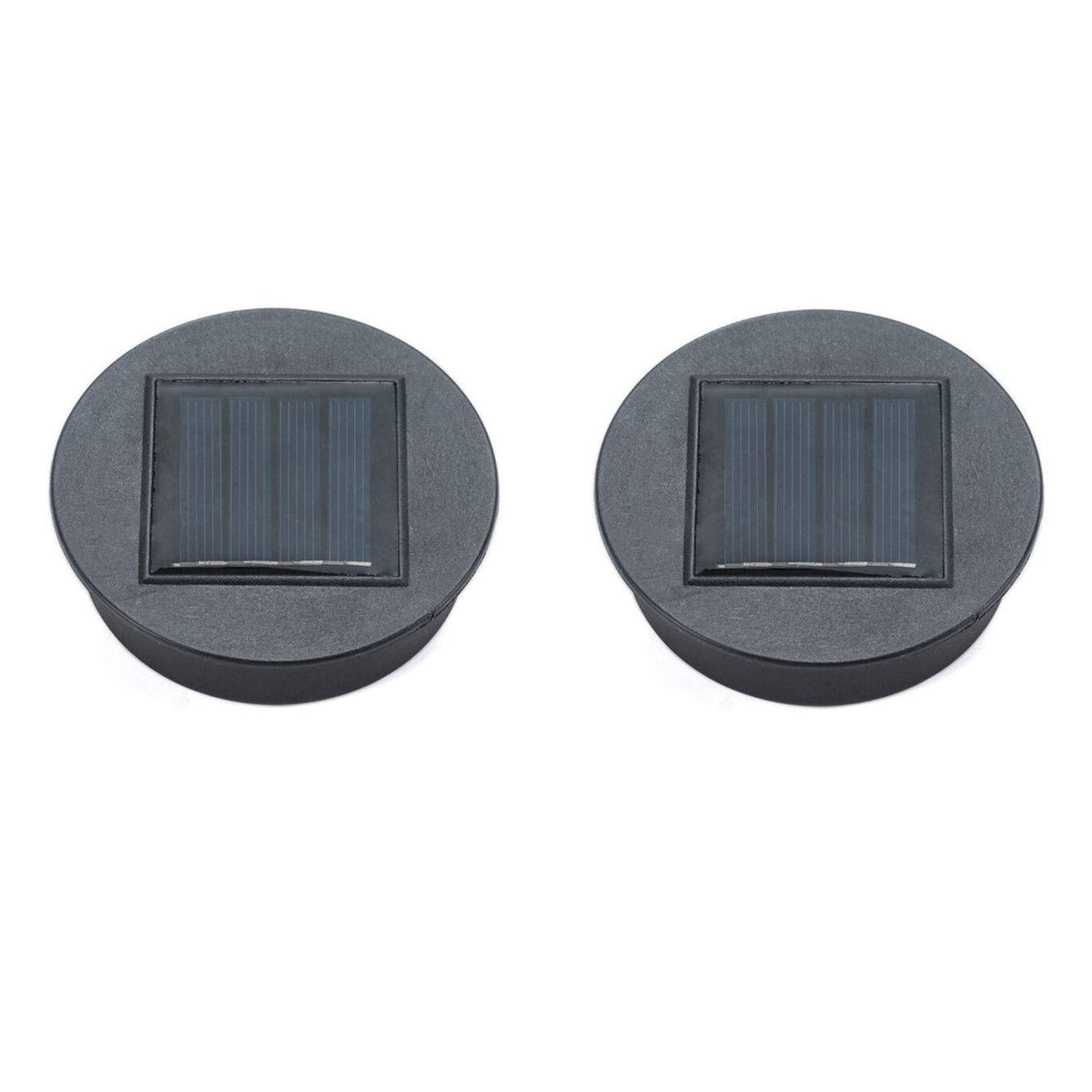 Solar-Lantern Waterproof Lights Replacement Top - Garden Decor Outdoor Lighting Decorative Patio Lighting Solar Replacement Top (Warm White, 2 Pack)…