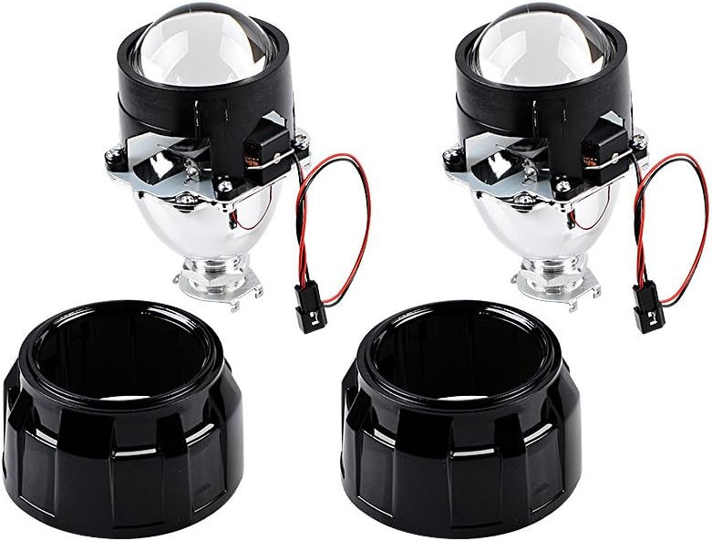 H1 2.5 inch Astra Depot Bi-Xenon Front Lamp Projector Lens Compatible With Lights Retrofit, Custom Conversion