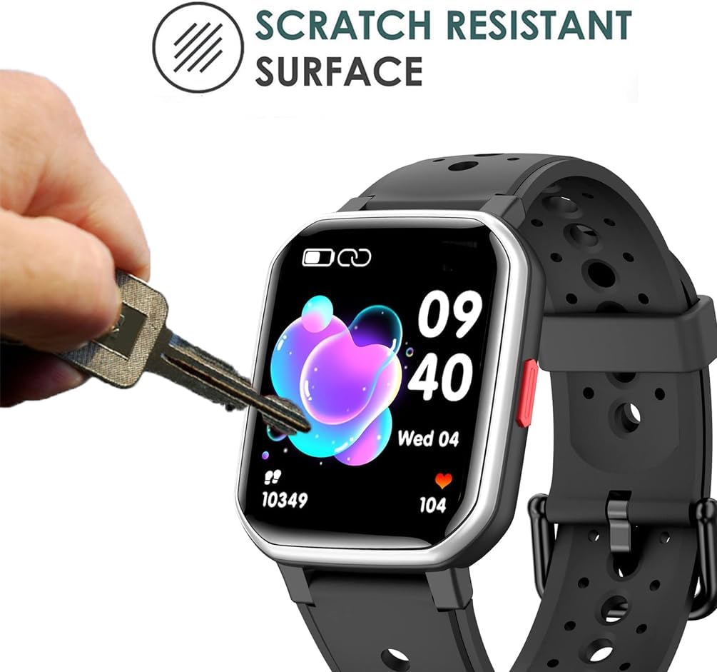 6 Pack Screen Protector Film Compatible with DIGEEHOT H79 1.4” Smart Watch, Crystal Clear HD Anti-Scratch