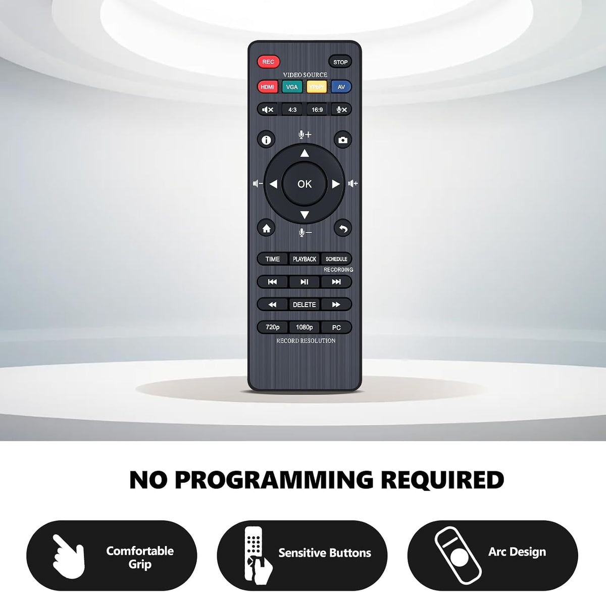GWVEE CA-998P Remote Control Replacement for ClonerAlliance Box Pro DVR Video Recorder