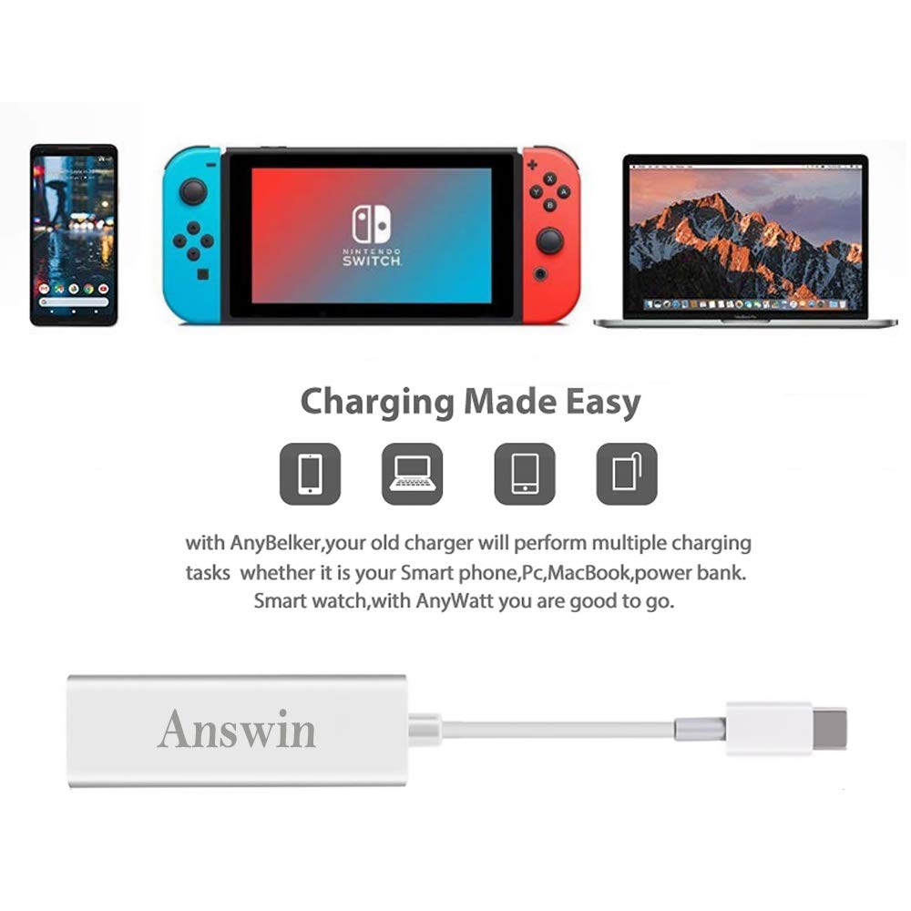 Mag-Safe to USB C Adapter, 3-in-1 Mag-Safe 1 & 2 Adapter for iPhone 15 Series, M1/M2 MacBook