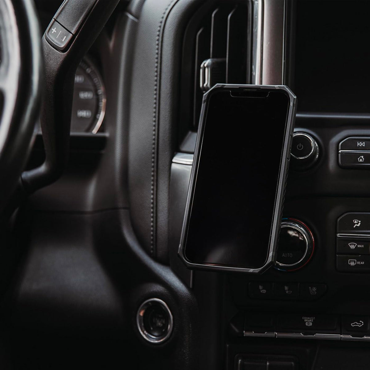 Rokform - Low Pro Magnetic Phone Mount, 1-Inch Phone Magnet for Car, 3M VHB Adhesive Holder Mounts to Almost Any Flat Surface, Compatible with All