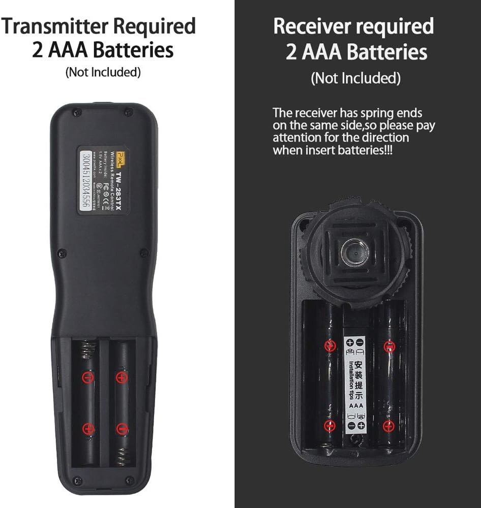 Wireless Remote Shutter Compatible for Sony Alpha a7 a7II III R RII RIII A7IV a7RIV a7S a300 a6000 a6500 a6400 a6300 a77II a100 a300 a450 a500 a580 a700 a850 a33 a55 a58 a65 a77 a99 RX100 II III IV
