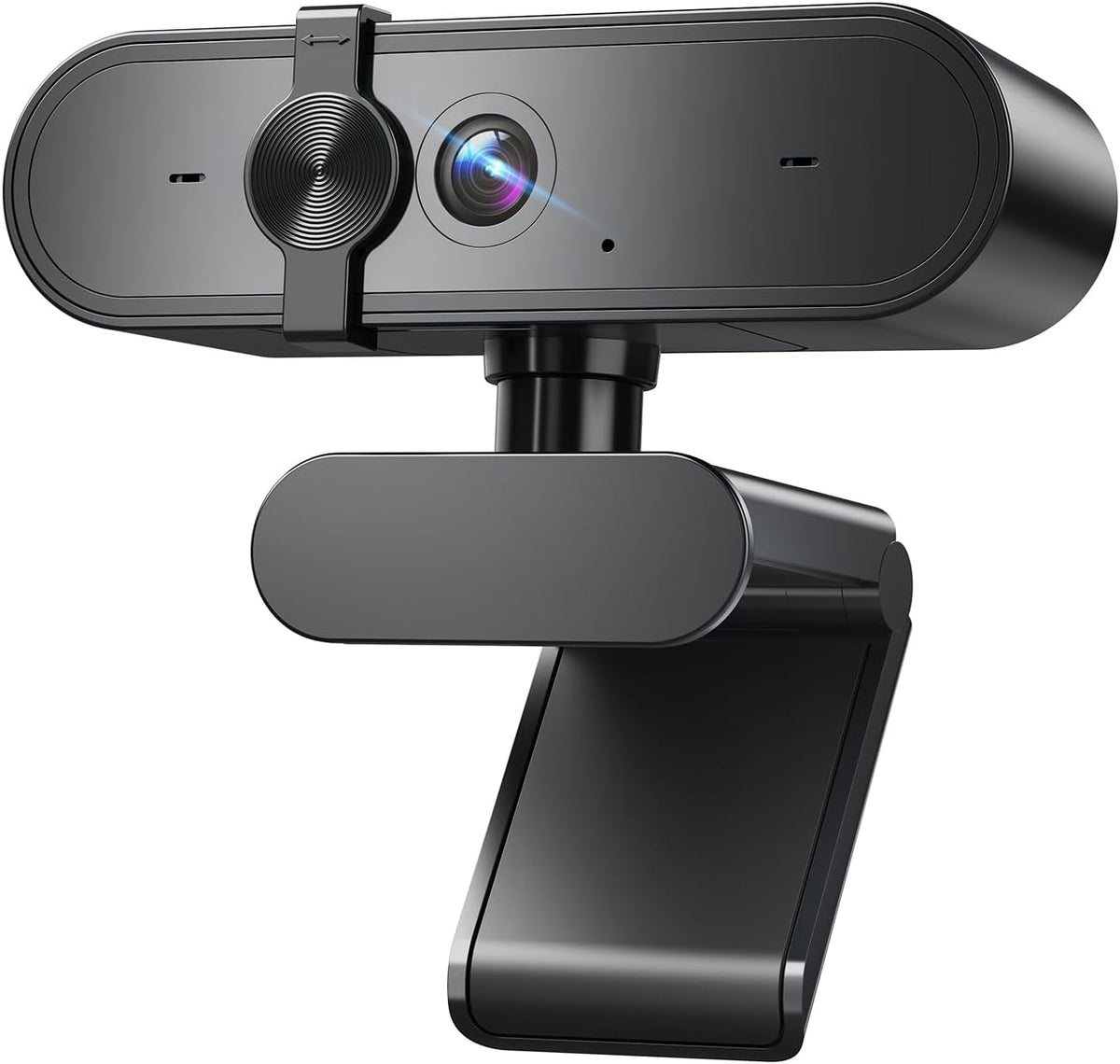 Edew 1080P Webcam Computer Camera with Microphone & Wide View - Auto Light Correction Webcam for PC, Mac, Laptop