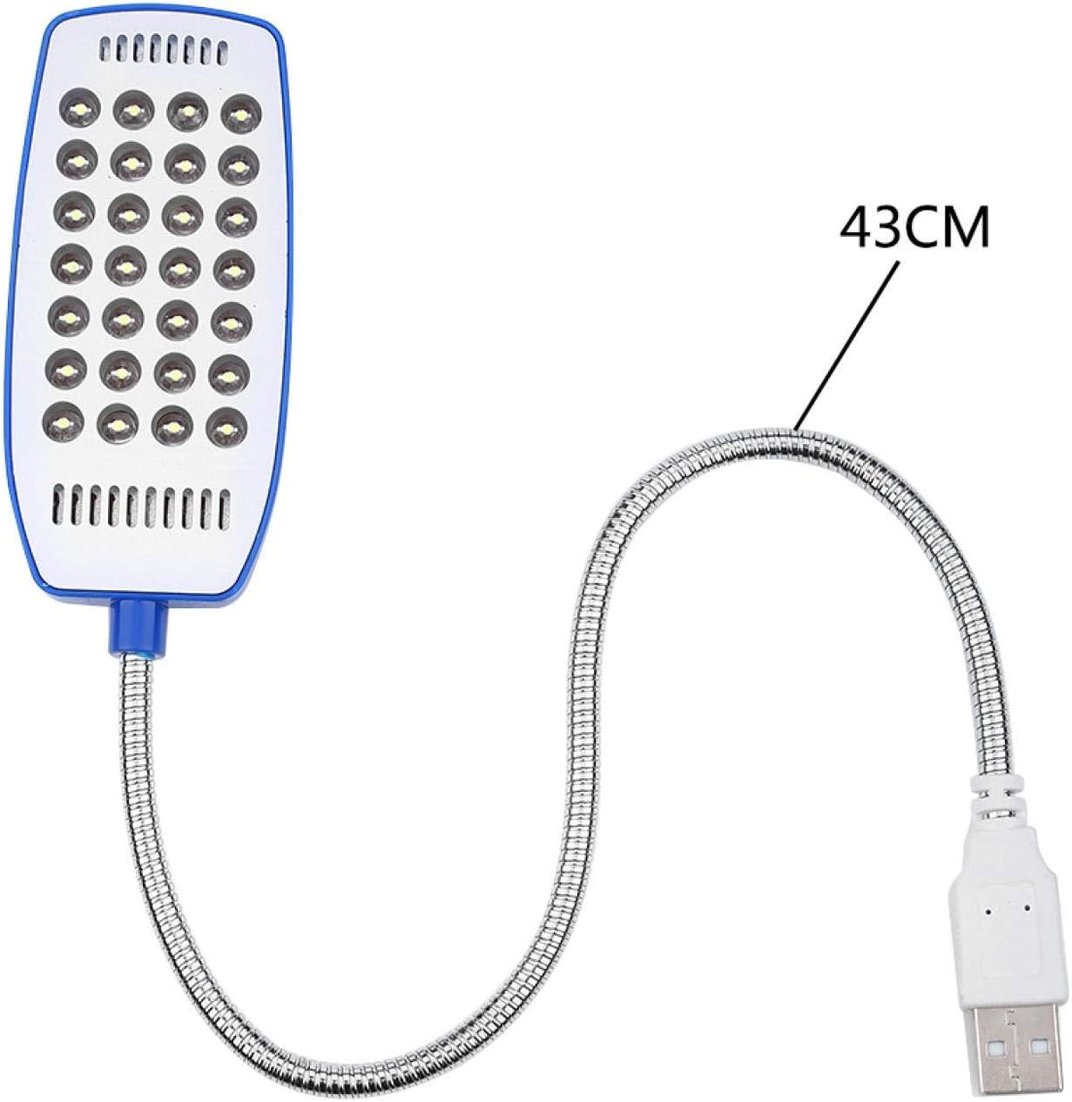 5V 28 Pilipane USB Reading Lamp, Flexible Gooseneck Mini USB LED Portable Reading Light Computer Lamp with Switch