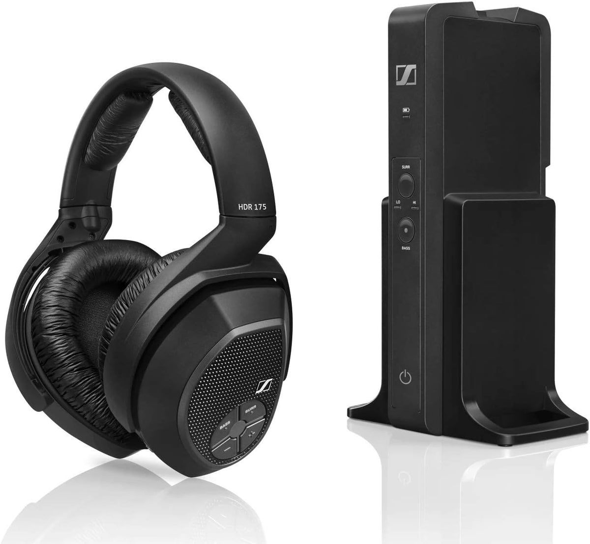 Sennheiser Consumer Audio RS 175 RF Wireless Headphone System, Black
