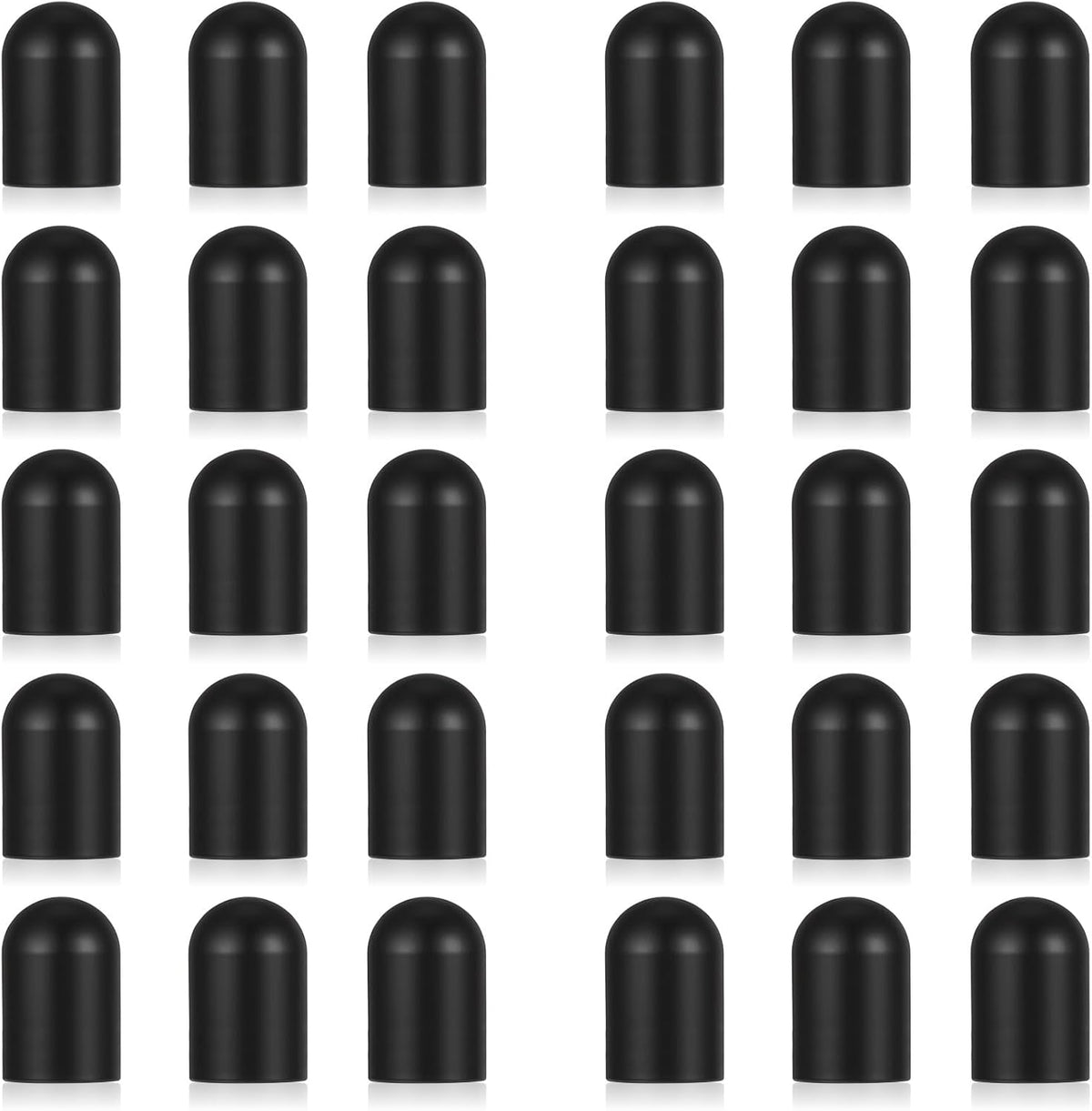 30PCS Stylus Tips Replacement Tips Only, 0.6cm/0.23in Black Silicone Tips for Stylus Pens High Sensitivity Stylu Tips,No Scratches, Universal Stylus Ends