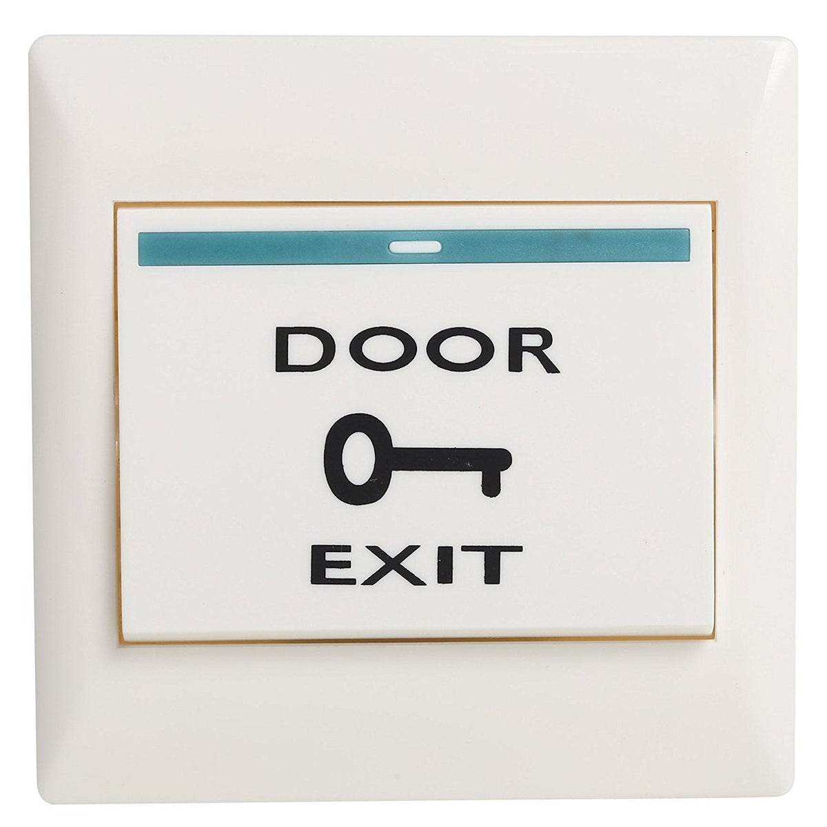 UHPPOTE Push to Exit Button Square Rocker Switch - Flush-Mounted for Door Access Control System