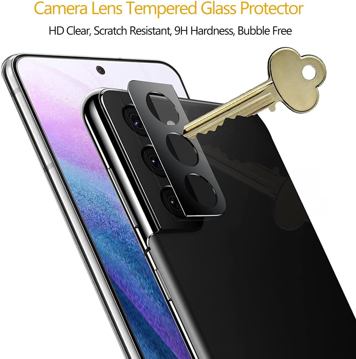 [2+2 Pack] S22 Plus Privacy Glass Screen Protector with Camera Lens Protector, Anti-Spy Tempered Glass for Samsung